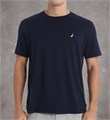 Мужская футболка для сна Nautica с круглым вырезом и короткими рукавами, 60% хлопка, 40% полиэстера 11292086