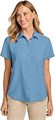 Женская футболка Port Authority с UV защитой, коротким рукавом, из 100% полиэстера, легкая и комфортная 11273753