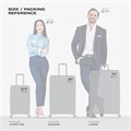 Samsonite Набор жестких чемоданов на колесах с расширяемым объемом (20/24 дюйма), черный 11249341