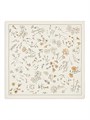Loro Piana Шелковый платок L',arte Delle Fibre Dei Fiori, 100% шелк, с цветочным узором, размер 90 х 90 см 11021971