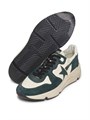 Кожаные кроссовки Golden Goose Running Sole с резиновой подошвой и шнуровкой 11014787