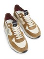 Низкие кожаные кроссовки Golden Goose Running на шнуровке с резиновой подошвой и платформой высотой 40 мм 11024819