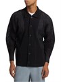 Куртка из сетки Homme Plisse Issey Miyake с отложным воротником и длинными рукавами на пуговицах 11024901