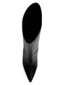 Black Suede Studio Ботильоны на шпильке Ally Leather 100MM из гладкой кожи с острым носом и высотой голенища 37 см 11022000