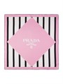 Prada Шелковый квадратный шелковый шарф 90x90 см с геометрическим узором и логотипом 11020226