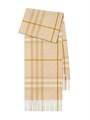Burberry Модный клетчатый шарф из 100% кашемира, размер 30 х 168 см 11012476