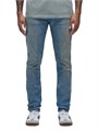 Джинсы Hudson Jeans Zack узкого кроя с эффектом делаве из эластичного хлопка 10042850