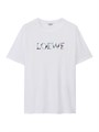 Футболка Loewe с графическим логотипом, свободного кроя в французском стиле, из хлопка и полиэстера 11012894
