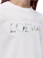 Футболка Loewe с графическим логотипом, свободного кроя в французском стиле, из хлопка и полиэстера 11012894
