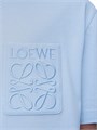Футболка Loewe из хлопкового стрейчевого материала с логотипом и короткими рукавами 11012899