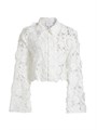 Aknvas Audrey Lace Bell-Sleeve Crop Jacket 11029907