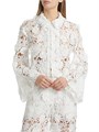Aknvas Audrey Lace Bell-Sleeve Crop Jacket 11029907