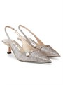 Туфли-слингбеки Amita 45MM с блестящей отделкой и острым носом от Jimmy Choo 11022676