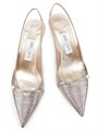 Туфли-слингбеки Amita 45MM с блестящей отделкой и острым носом от Jimmy Choo 11022676