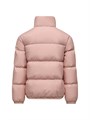 Пуховик для девочек от Moncler Cermasa с пуховой и полиэстеровой начинкой, застежкой и карманами 11016153