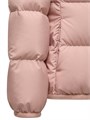 Пуховик для девочек от Moncler Cermasa с пуховой и полиэстеровой начинкой, застежкой и карманами 11016153
