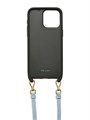 Prada Чехол из кожи Saffiano для iPhone 15 Pro Max с регулируемым и съемным плечевым ремнем 11020230