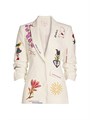 Cinq a Sept Блейзер Cheyenne Summer Love с вышивкой цветов и драпированными рукавами от Cinq a Sept 11010741