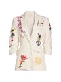 Cinq a Sept Блейзер Cheyenne Summer Love с вышивкой цветов и драпированными рукавами от Cinq a Sept 11010741
