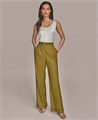Женские свободные брюки из смешанной ткани на основе льна от Donna Karan New York, в стандартных и молодежных размерах 11027363