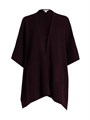 Двусторонний кейп с открытым фронтом и шалькой от Sofia Cashmere, 100% кашемир 11019735