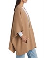 Двусторонний кейп с открытым фронтом и шалькой от Sofia Cashmere, 100% кашемир 11019735
