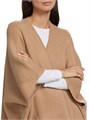 Двусторонний кейп с открытым фронтом и шалькой от Sofia Cashmere, 100% кашемир 11019735