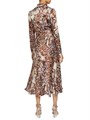 Платье Santorelli из шёлковой смеси с флористическим принтом и поясом, Италия 11023285