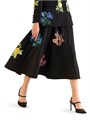 AFEW Rahul Mishra Юбка миди А-силуэта с яркими блестящими цветами от AFEW, высокая талия, 85% полиэстер, 15% шерсть 11025070
