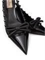 Лаковые туфли Valentino Garavani Rockstud Bow на каблуке 60 мм с регулируемыми ремешками 11016556