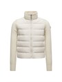 Демисезонный кардиган для девочек от Moncler с пуховым и шерстяным наполнителем, воротник-стойка 11016090