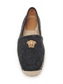 Versace Эспадрильи Medusa Emblem с барочной отделкой, текстильным верхом и резиновой подошвой 11009652