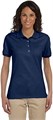 Молодёжная футболка-поло Jerzees 437w из джерси с застёжкой на пуговицы и воротником 10022424