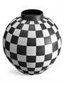 L',Objet Ручная ваза Atelier Damier из фарфора с графическим узором «шахматная доска», доступна в трех размерах 11021550