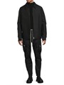 Куртка Giacca Brad от Rick Owens с раздвижным воротником, длинными рукавами и карманами на молниях 11028853
