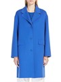 Однобортное пальто из virgin wool от Max Mara с длинными рукавами и карманами Cielo 11027563