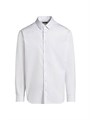 Мужская рубашка Giorgio Armani из качественного итальянского хлопка с длинными рукавами и защипами 11030166