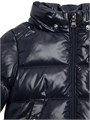 Детская пуховая куртка K2 от Moncler для мальчиков с широкой горловиной, съёмным капюшоном и искусственным мехом 11016537