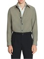 Унисекс короткая шерстяная overshirt Lanvin с воротником стойкой и подкладкой Bemberg, Италия 11014959