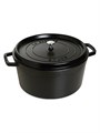Staub Кастрюля из чугуна Cocotte 13,25 литра, с матовой эмалью и выпуклой крышкой для сохранения влаги 11026716