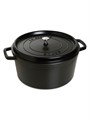 Staub Кастрюля из чугуна Cocotte 13,25 литра, с матовой эмалью и выпуклой крышкой для сохранения влаги 11026716