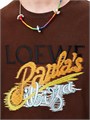 Футболка LOEWE x Paula',s Ibiza с вышивкой логотипа, свободного кроя, 90.9% хлопок, с витым воротником 11010164