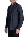 Мужская рубашка Kiton Slim-Fit из хлопка с пуговицами, 96% хлопка, 4% эластана, произведено в Италии 11013944