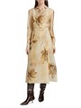 COLLECTION Ralph Lauren Шелковое платье Aniyah с цветочным принтом, длинными рукавами и поясом из коллекции Ralph Lauren 11027544