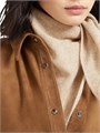 Brunello Cucinelli Кашемировый шарф Monellina 48 см x 95 см, 100% кашемир, безникелевый декор, произведено в Италии 11014214