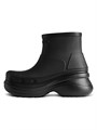 Резиновые ботинки Crocs с круглым носком и логотипом Balenciaga на передней части 11028288