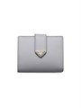 Prada Компактный кожаный кошелек на кнопке с одним отделением для купюр и тремя карманами для карт 11019733
