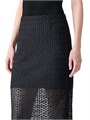 Юбка-карандаш Akris Punto с цветочным гипюром и задним разрезом, 100% полиэстер, подходит для химчистки 11030561