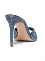 Мюли Schutz из денима с открытым носком и каблуком высотой 10 см 11026292