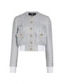 Balmain Buttoned Tweed Blouson Jacket 11013241